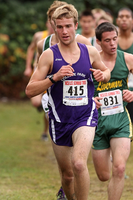 2010NCSXC BD1-1944.JPG - 2010 North Coast Section Cross Country Championships, Hayward High School, Hayward, California